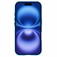 Husa pentru iPhone 16, Magnetic Dual Glass, albastru