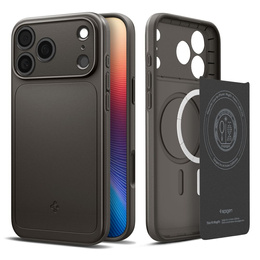 Carcasă Spigen pentru iPhone 17 Pro, Thin Fit MagSafe, Gunmetal