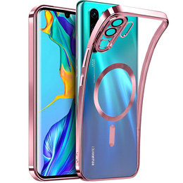 Huse pentru Huawei P30 Pro, MagSafe Hybrid, roz