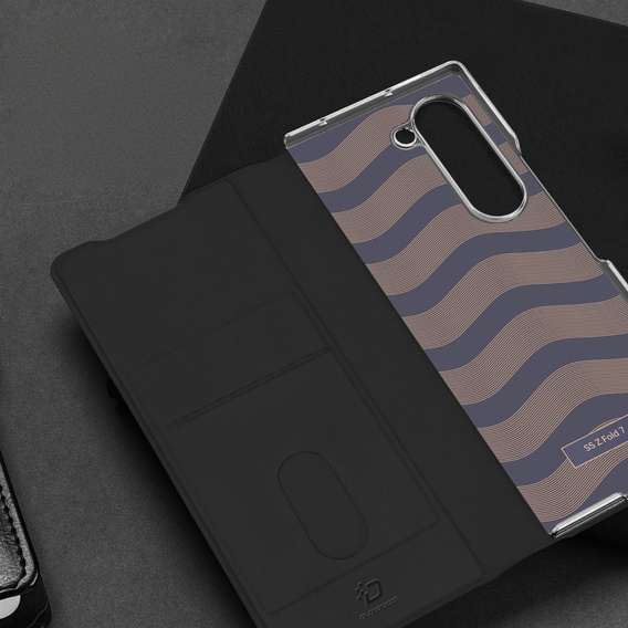 Husă Dux Ducis pentru Samsung Galaxy Z Fold7 5G, Bril, negru