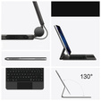 Husă de tastatură pentru iPad Pro 11" 2024, Magnetic Keyboard Touchpad, negru