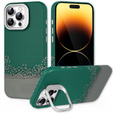 Carcasă pentru iPhone 14 Pro, cadru Kickstand, pentru MagSafe, Sand Green