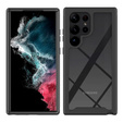 Carcasă pentru Samsung Galaxy S23 Ultra, Shockproof, cu folie, negru