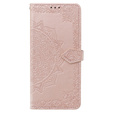 Cu clapetă pentru Oppo A79 5G, Mandala, roz rose gold