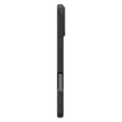 Carcasa Spigen pentru iPhone 16 Pro Max, Liquid Air, negru + 9H Tempered Glass