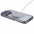 Carcasa Magnetic Dual Glass MagSafe pentru iPhone 16 Pro, titan