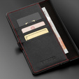 Husă din piele pentru Samsung Galaxy S24, ERBORD LeatherWallet, negru