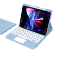 Carcasă + tastatură iPad Air 10.9 4 2020 / 5 2022, Touchpad, albastru