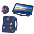 Husă pentru copii pentru Samsung Galaxy Tab S10+ Plus, Cute Patterns, cu suport, albastru închis