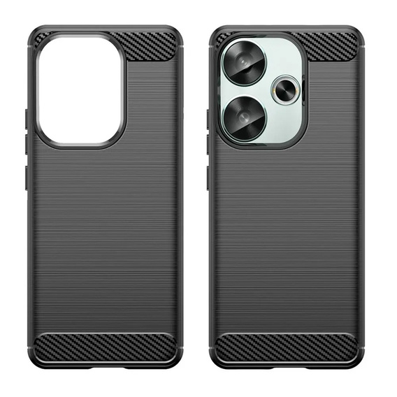 Huse pentru Xiaomi Poco F6, Carbon, negru