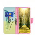 Cu clapetă pentru Xiaomi Redmi Note 12 4G, Wallet, feather, albastru
