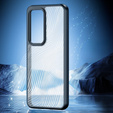 Husa DuxDucis pentru Oppo Reno 12 Pro, Aimo case, transparent / negru