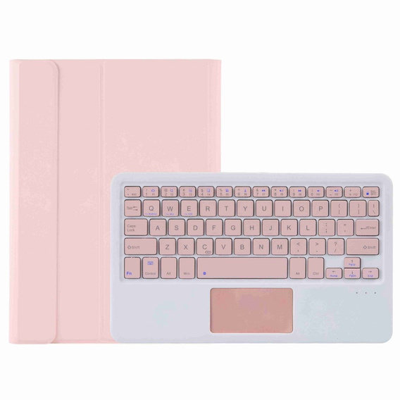 Carcasă + tastatură Samsung Galaxy Tab A8 10.5 X200 / X205, Touchpad, roz rose gold