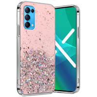 Huse pentru OPPO Reno 5 5G, Glittery, roz