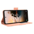 Cu clapetă pentru TCL 40 NxtPaper, Card Slot, roz