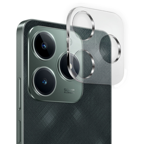 Sticlă temperată pentru camera foto pentru Realme C61, transparentă