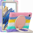Husă pentru copii pentru Samsung Galaxy tab A8 10.5 SM-X200 SM-X205, blindată cu curea, albastru
