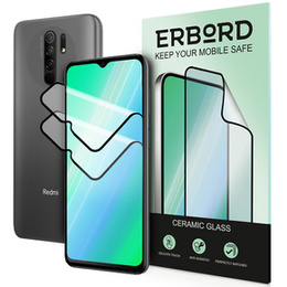 2x sticlă ceramică ERBORD Hybrid Glass pentru Xiaomi Redmi 8 / 8A