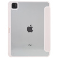 Husă pentru iPad Pro 12.9" 2022/2021/2020 (6/5/4 gen.), Smartcase Hybrid, cu spațiu pentru stylus, roz