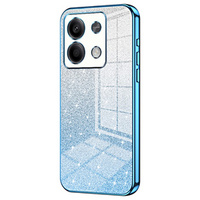 Husa pentru Xiaomi Redmi Note 13 5G, Glitter Case CamShield, albastru