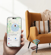 Portofel magnetic cu localizare, NFC și suport pentru iPhone 16 Pro