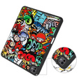 Husă pentru iPad Pro 13" 2024 (7 gen.), Smartcase, graffiti