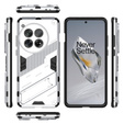 Husa pentru OnePlus 12 5G, Military kickstand, alb