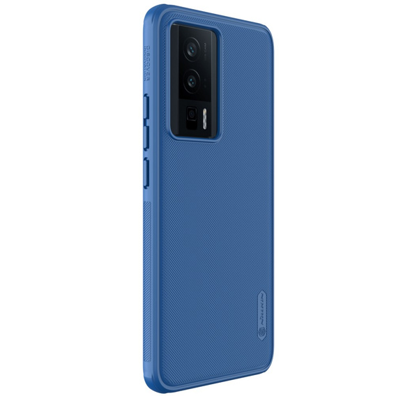 Carcasă NILLKIN pentru Poco F5 Pro 5G, Super Frosted Shield Case, albastru