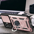 Husă blindată pentru Xiaomi 11T / 11T Pro, CamShield Slide, roz rose gold