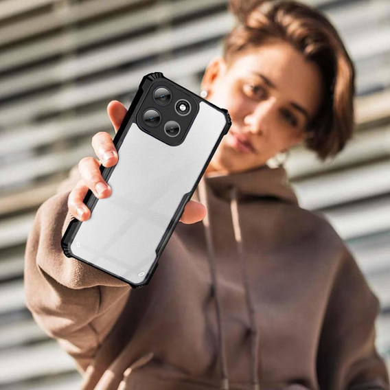 Huse pentru Motorola Moto G86 5G, AntiDrop Hybrid, negru
