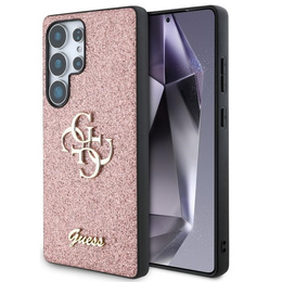 GUESS Huse pentru Samsung Galaxy S25 Ultra, 4G Big Metal Logo, roz