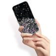 Huse pentru Samsung Galaxy M21, Glittery, negru