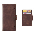 Cu clapetă pentru Oppo A17, Card Slot, maro