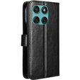 Cu clapetă pentru Motorola Edge 60 / 60 Fusion, Crazy Horse Wallet, negru