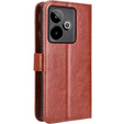 Cu clapetă pentru Realme GT 7 / 7T, Crazy Horse Wallet, maro