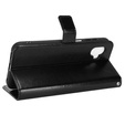 Cu clapetă pentru Samsung Galaxy Xcover 6 Pro 5G, Crazy Horse Wallet, negru