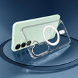 Husă pentru Samsung Galaxy S25+ Plus, Fusion Hybrid Case, pentru MagSafe, transparentă + Sticlă pentru ecran