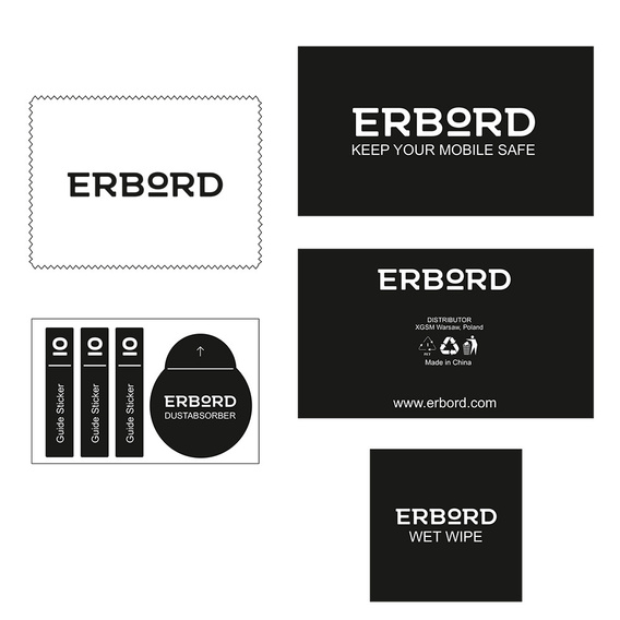 2x ERBORD 9H Sticlă temperată din sticlă dură pentru Oppo Find X9