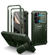 Husă blindată pentru Samsung Galaxy S25, Dexnor Full Body (Two Frames), verde