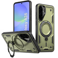 Carcasă pentru Samsung Galaxy A36, Military MagSafe, verde