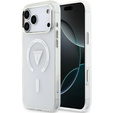 Husă GUESS IML Gradient Triangle Logo MagSafe pentru iPhone 17 Pro