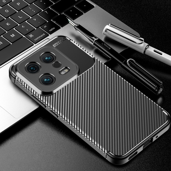 Huse pentru Xiaomi 13, Carbon Gel, negru