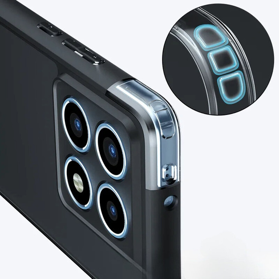 Huse pentru Xiaomi 14T Pro, Fusion Hybrid, transparent / negru