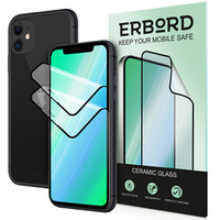 2x sticlă ceramică ERBORD Hybrid Glass pentru iPhone 14 Pro Max