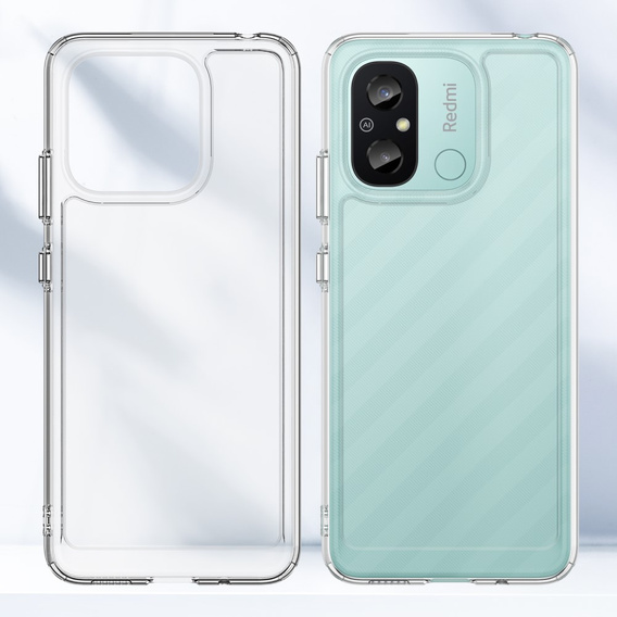 Huse pentru Xiaomi Redmi 12C, Fusion Hybrid, transparentă