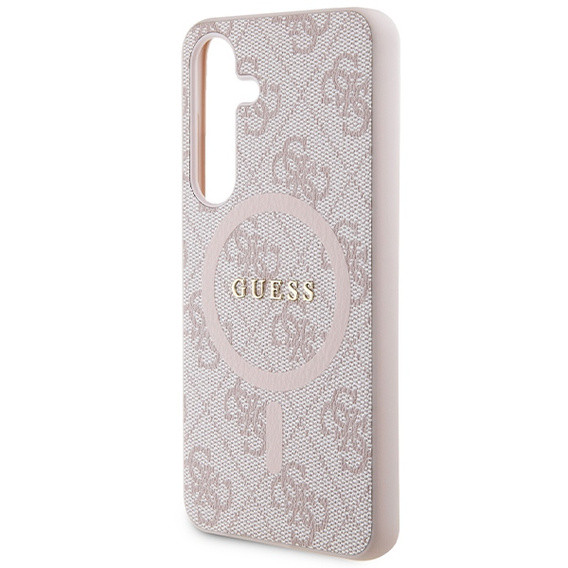 Husă Guess HC MagSafe PU 4G Ring Classic Logo pentru Samsung Galaxy S24