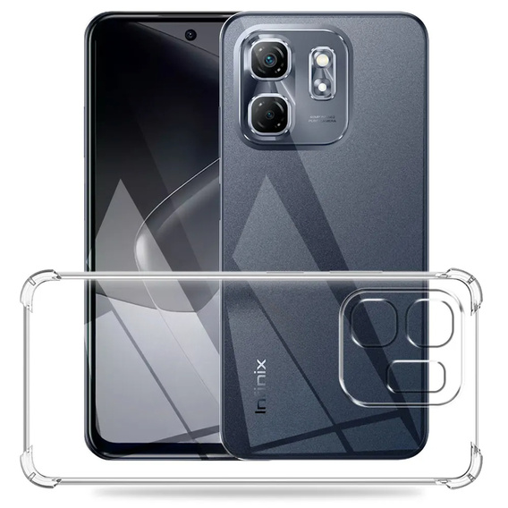 Huse pentru Infinix Hot 50i 4G, Dropproof, transparentă