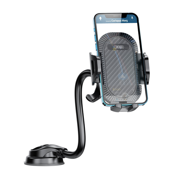 Suport auto XO C85 negru cu ventuză