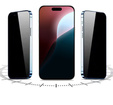 ERBORD 9H Easy App Sticlă temperată anti-spionaj pentru iPhone 17 Pro / 17 / 16 Pro
