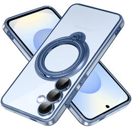 Carcasă magnetică pentru Samsung Galaxy S25+ Plus, pentru MagSafe, albastru